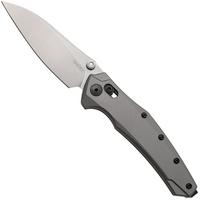 Afbeelding voor Kershaw Bareknuckle Duralock 6777GRYSW Stonewashed MagnaCut, Grey Aluminium, zakmes