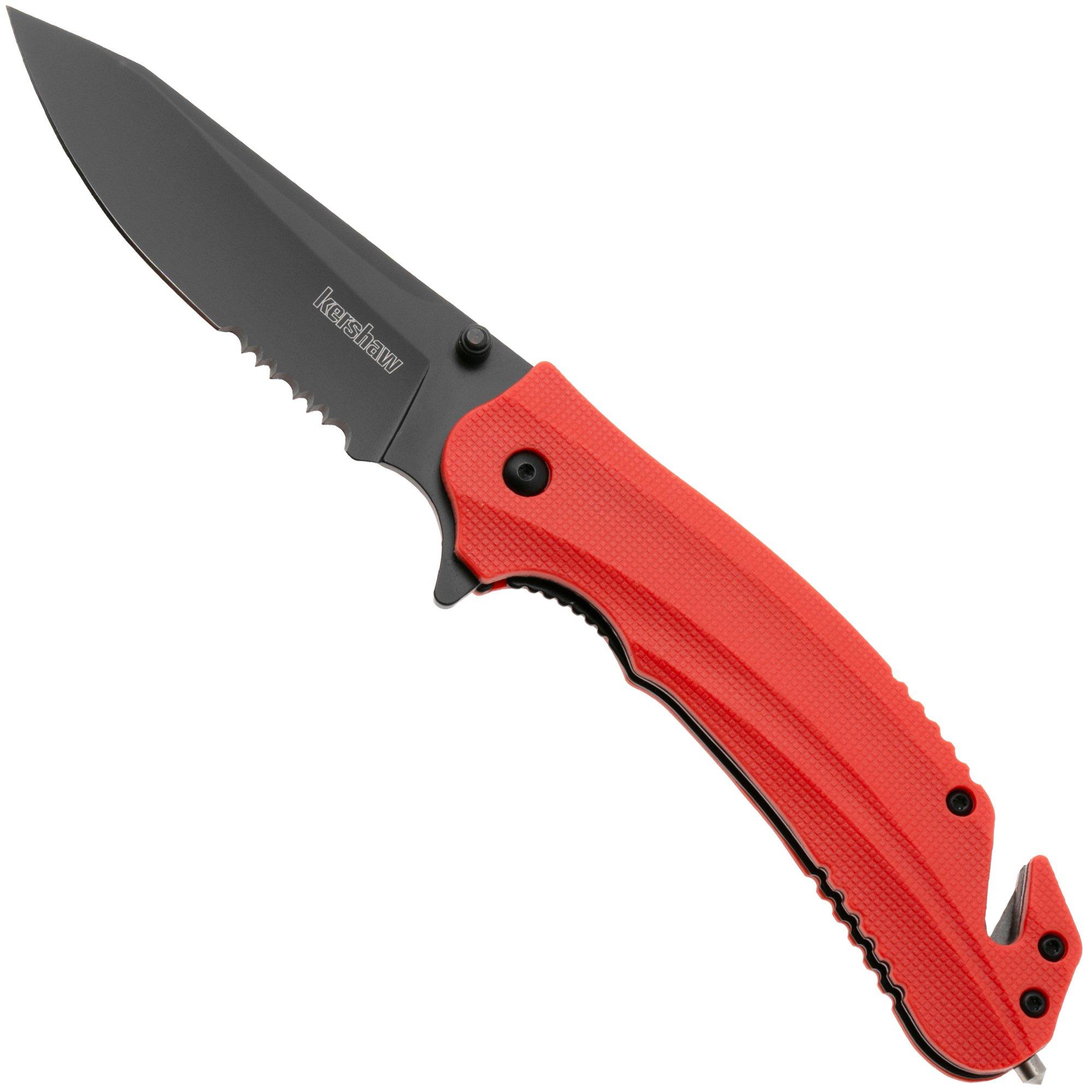 Kershaw Barricade Serrated 8650ST pocket knife, rescue knife
