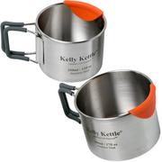 Kelly Kettle Cups 350 en 500 ml stainless 50040