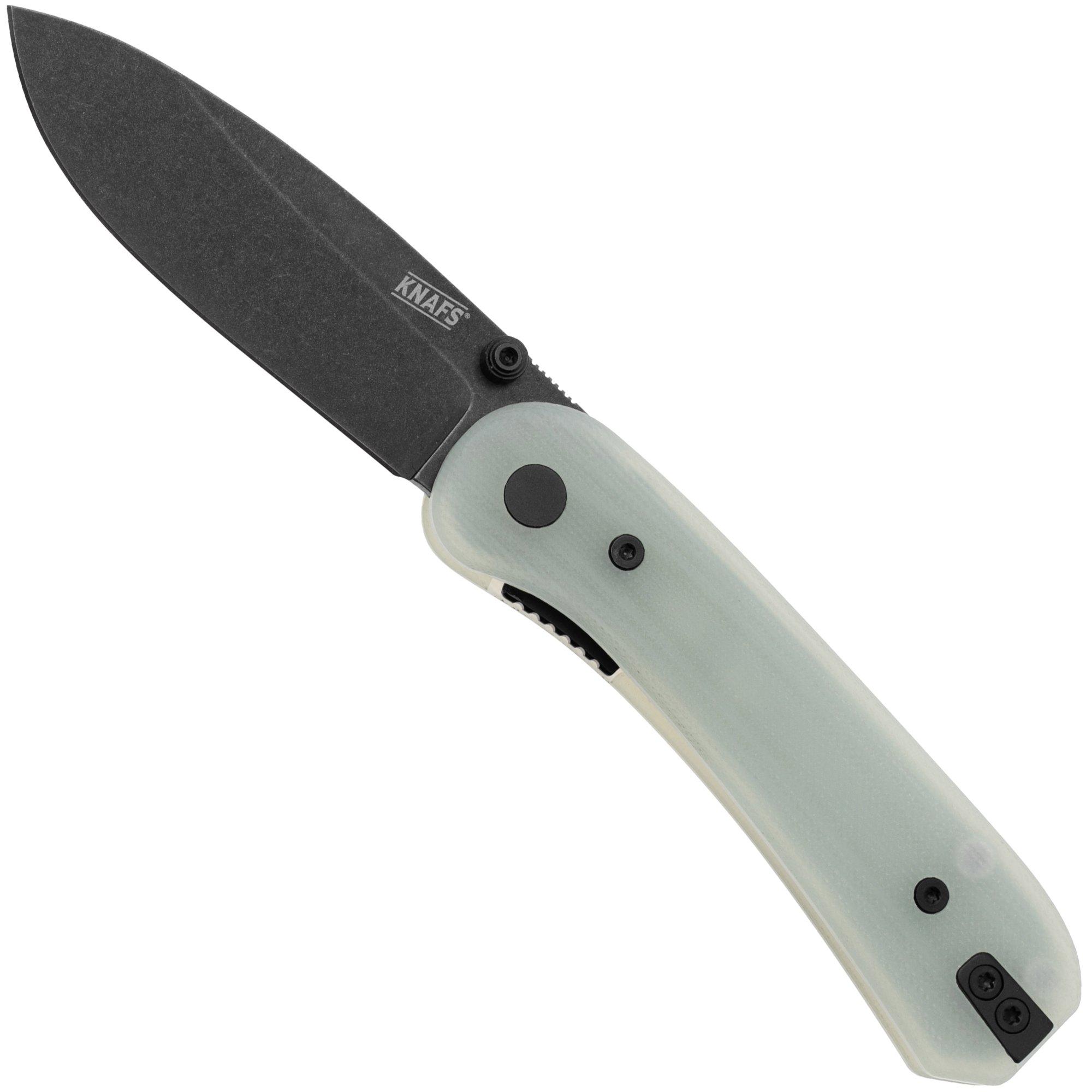 KNAFS Lander KNAFS-00185 Fast Swap Scales Natural G10, Blackwashed 14C28N, Taschenmesser