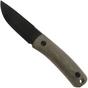 Imagen para KNAFS Lulu KNAFS-00251, Black CPM MagnaCut, Green Canvas Micarta, cuchillo fijo