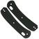 Image pour Knafs Lander 2 Knife Scales KNAFS-00295 Black Aluminum Solar Flare, plaquettes de manche