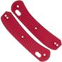 Image for Knafs Lander 2 Knife Scales KNAFS-00297 Red Aluminum Solar Flare, handle scales
