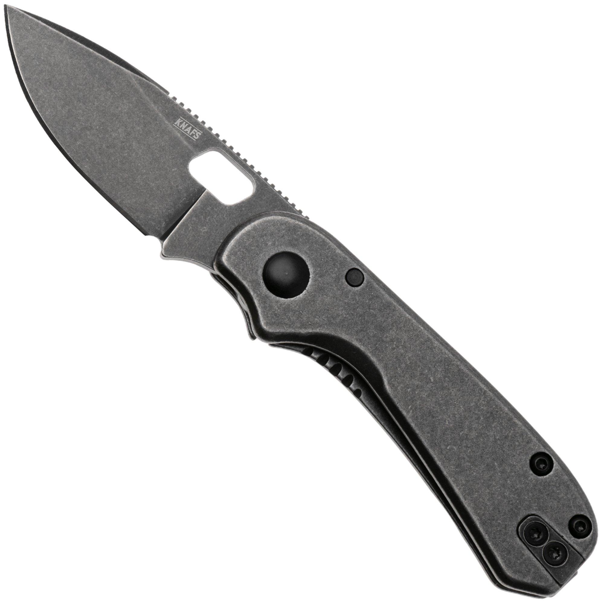 Knafs Lander 5 KNAFS-00325 Blackwashed 8CR14MoV, Black Stonewash Stainless Steel, zakmes
