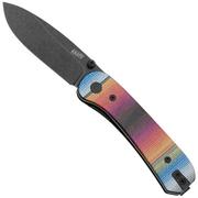 KNAFS Lander 1, KNAFS-00370, Black D2, Mexican Blanket G10 coltello da tasca