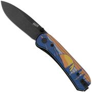 KNAFS Lander 1, KNAFS-00371, Black D2, Timberline G10 navaja