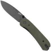 KNAFS Lander 1, KNAFS-00376, Black D2, OD Green G10 couteau de poche