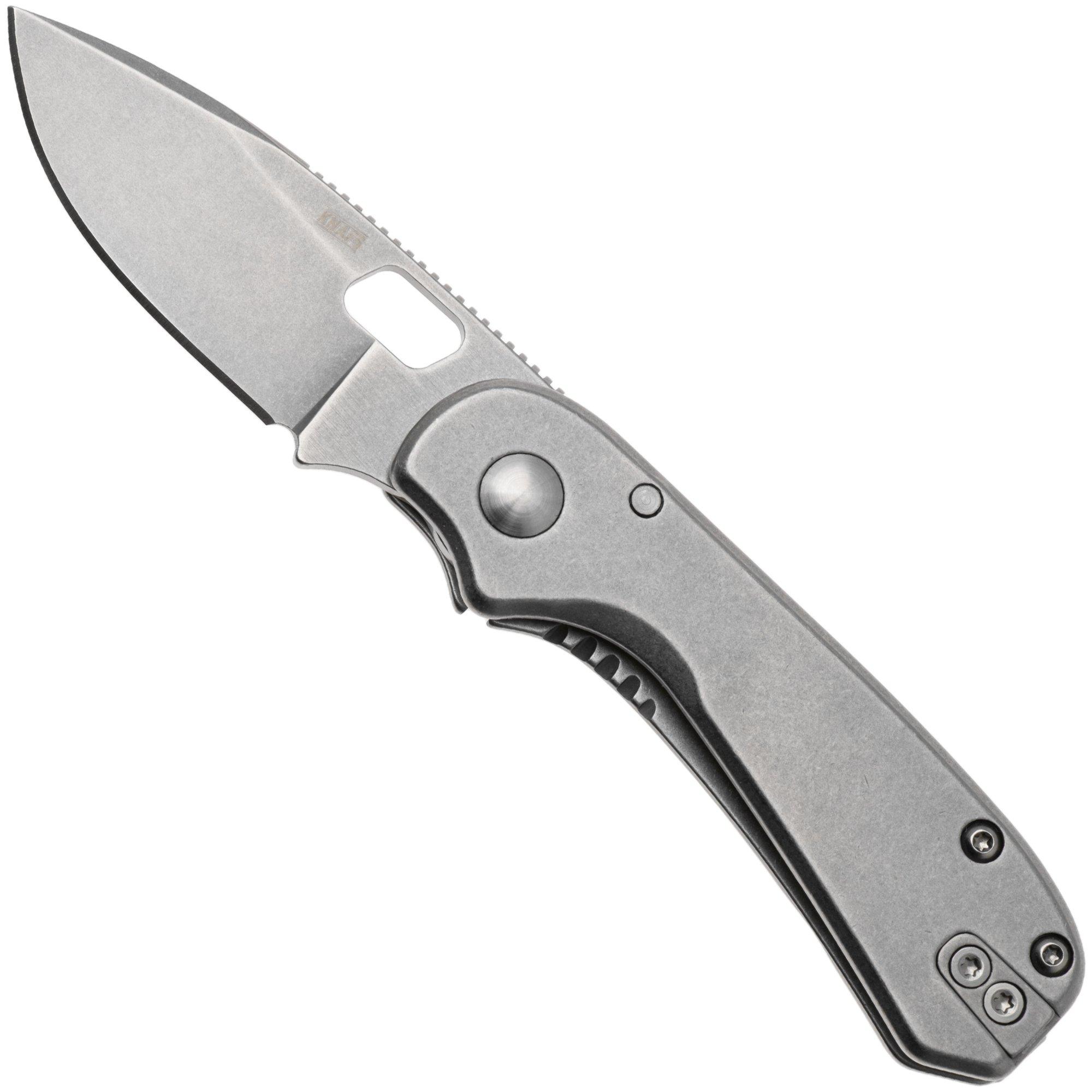 Knafs Lander 5 KNAFS-00396 Stonewashed 8CR14MoV, Gray Stonewash Stainless Steel, zakmes