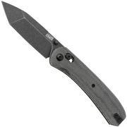 KNAFS Lander 2 KNAFS-00407 Tanto S35VN, Black Micarta, coltello da tasca