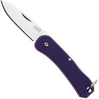 Immagine per Knafs Lander 6 KNAFS-00427 Satin 4034SS, Purple FRN, coltello da tasca portachiavi