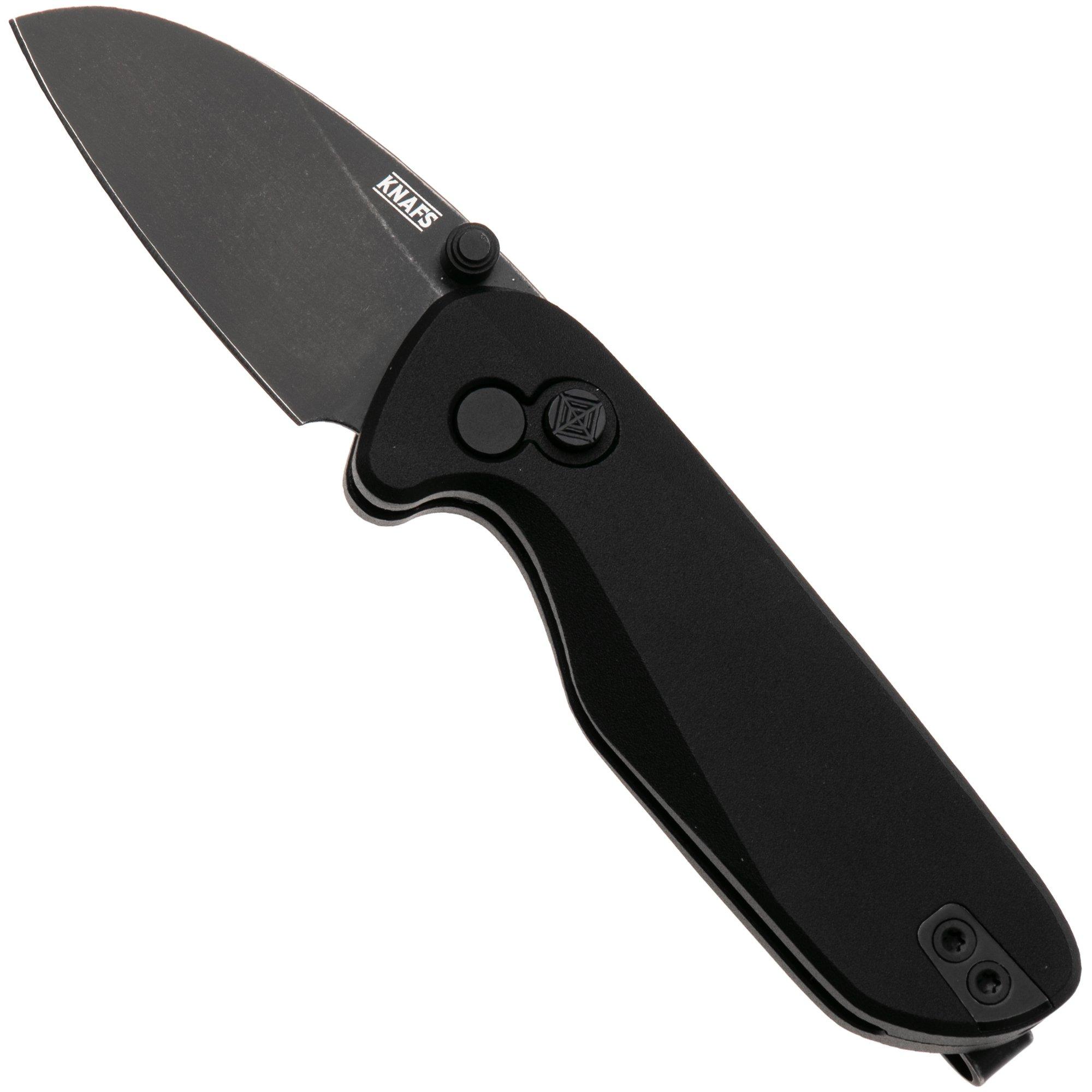 Knafs O.C.T. KNAFS-00582 Blackwashed 14C28N, Black Aluminium, Button Lock, zakmes