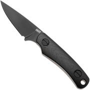 Afbeelding voor Knafs Little Lulu 00597 Black Cerakote MagnaCut, Black Micarta, vaststaand mes