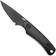 Afbeelding voor Knafs Little Lulu 00597 Black Cerakote MagnaCut, Black Micarta, vaststaand mes