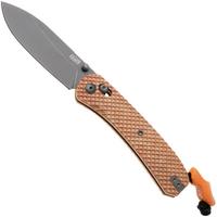 Image for Knafs (Neder)Lander 2 KNAFS-00629 Stonewashed Moondust PVD S35VN, Stroopwafel Scales, Knivesandtools Exclusive pocket knife, Ben Petersen design