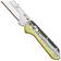 Afbeelding voor KNAFS Yuti 00658, Stonewashed Blade Holder, Brown Trout G10, utility zakmes