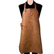 Knivesandtools leather apron Utah Rust 82cm