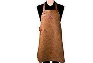Knivesandtools leather apron Utah Rust 82cm