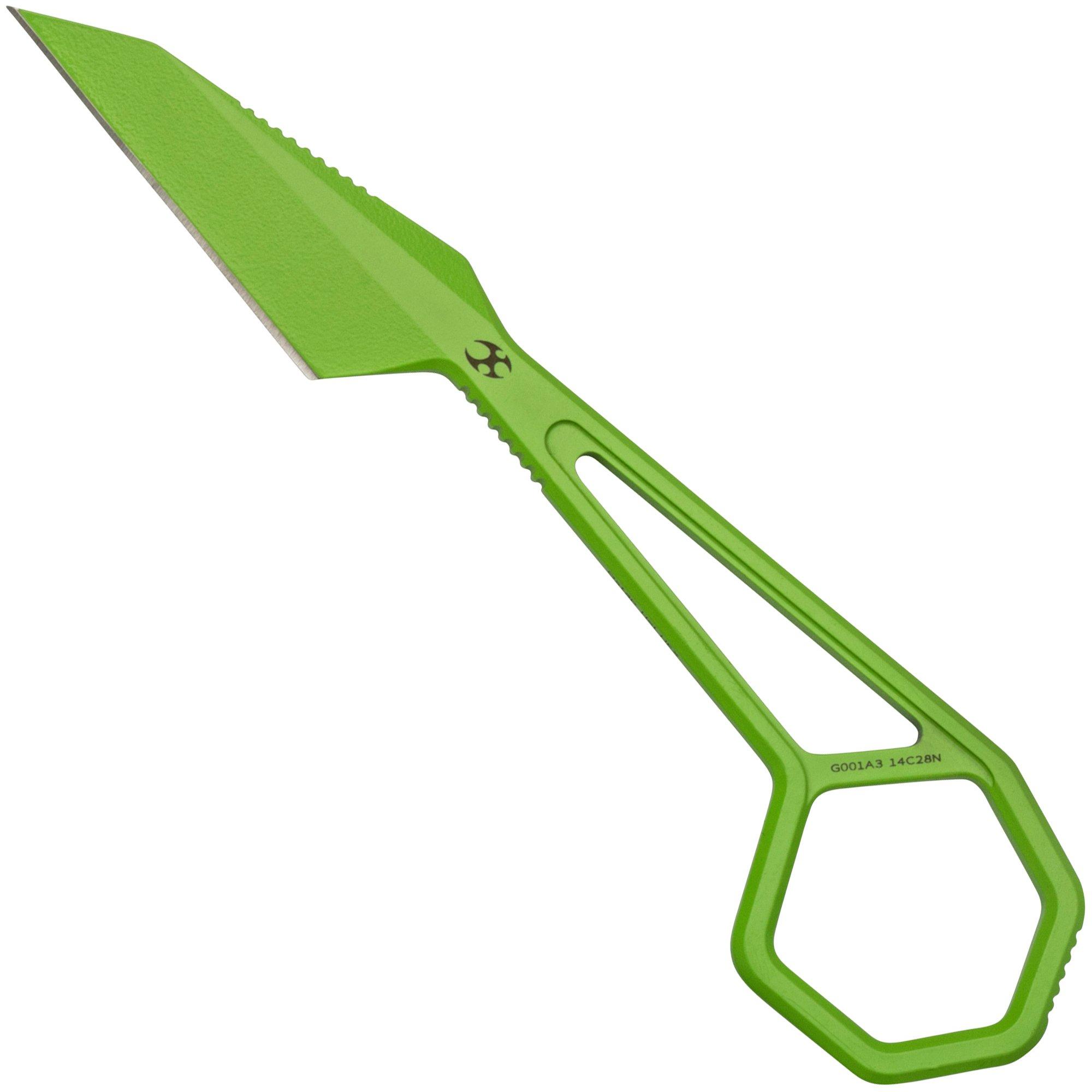 Nóż typu neck Kansept Hex G0001A3 Light Green 14C28N, projekt Ostap Hel