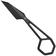 Image for Kansept Hex G0001A4 Black Coating 14C28N, neck knife, Ostap Hel design