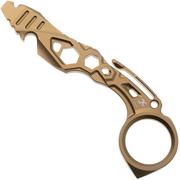 Immagine per Kansept EDC Tool PryMate G008A6 Bronze Anodized Titanium, piede di porco multiuso, design di Sebastian Irawan