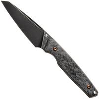 Afbeelding voor Kansept G011A1 Parr, Blackwashed, S35VN, Black Shred Carbon Fiber, vaststaand mes, Jonathan Styles design