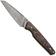 Afbeelding voor Kansept Parr G011A5 Damascus, Copper Carbon Fiber vaststaand mes, Jonathan Styles design