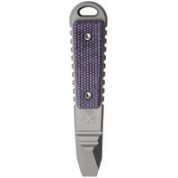 Immagine per Kansept Kursor G015B2 Plain Titanium, Purple Micarta Inlay, piede di  porco, design di Justin Koch