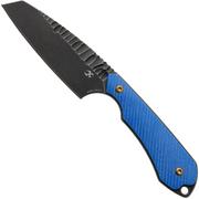 Afbeelding voor Kansept Valk G019A4 Blackwashed Rock Pattern Nitro V, Dark Blue G10 vaststaand mes, Greg Schob design