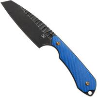 Afbeelding voor Kansept Valk G019A4 Blackwashed Rock Pattern Nitro V, Dark Blue G10 vaststaand mes, Greg Schob design