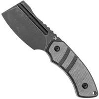 Afbeelding voor Kansept Korvid S G2030A1 Blackwashed 14C28N, Black Micarta, vaststaand mes, Justin Koch design 