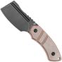 Afbeelding voor Kansept Korvid S G2030A4 Blackwashed 14C28N, Brown Micarta, vaststaand mes, Justin Koch design 