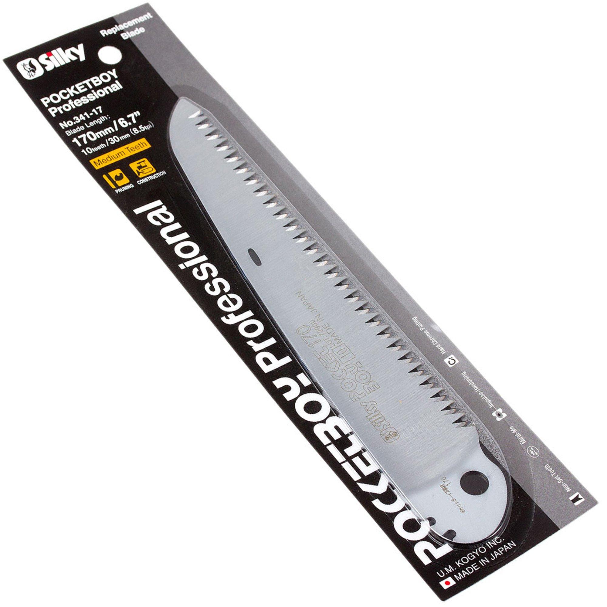 Brzeszczot Silky Pocketboy, 17cm, średnie ząbki 341-17