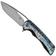 Afbeelding voor Kansept Kryo K1001A6 Damascus, Lightning Strike Titanium, zakmes, Kim Ning design