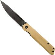 Kansept Prickle K1012B1 Brass pocket knife, Max Tkachuk design