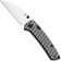 Afbeelding voor Kansept Main Street K1015H4 Stonewashed Elmax, Black & Plain Striped Aluminum, zakmes, Dirk Pinkerton design
