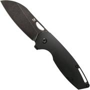 Kansept Model 6 K1022A3 Black Titanium pocket knife, Nick Swan design