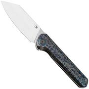 Kansept Bulldozer K1028A5 Stonewashed CPM 20CV, Lightning Strike Titanium, coltello da tasca, Kim Ning design