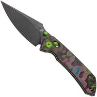 Afbeelding voor Kansept Fenrir K1034V4 Stonewashed CPM S35VN, 80S Camo Carbon Fiber, zakmes, Greg Schob design