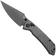 Afbeelding voor Kansept Fenrir K1034V5 Stonewashed CPM S35VN, Twill Carbon Fiber, zakmes, Greg Schob design