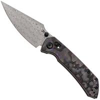 Afbeelding voor Kansept Fenrir K1034V9 Damascus, Purple Haze Fatcarbon, zakmes, Greg Schob design