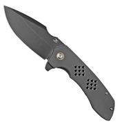 Kansept Entity K1036A2 Black, Silicon Carbided Titanium pocket knife, Nalu Knives design