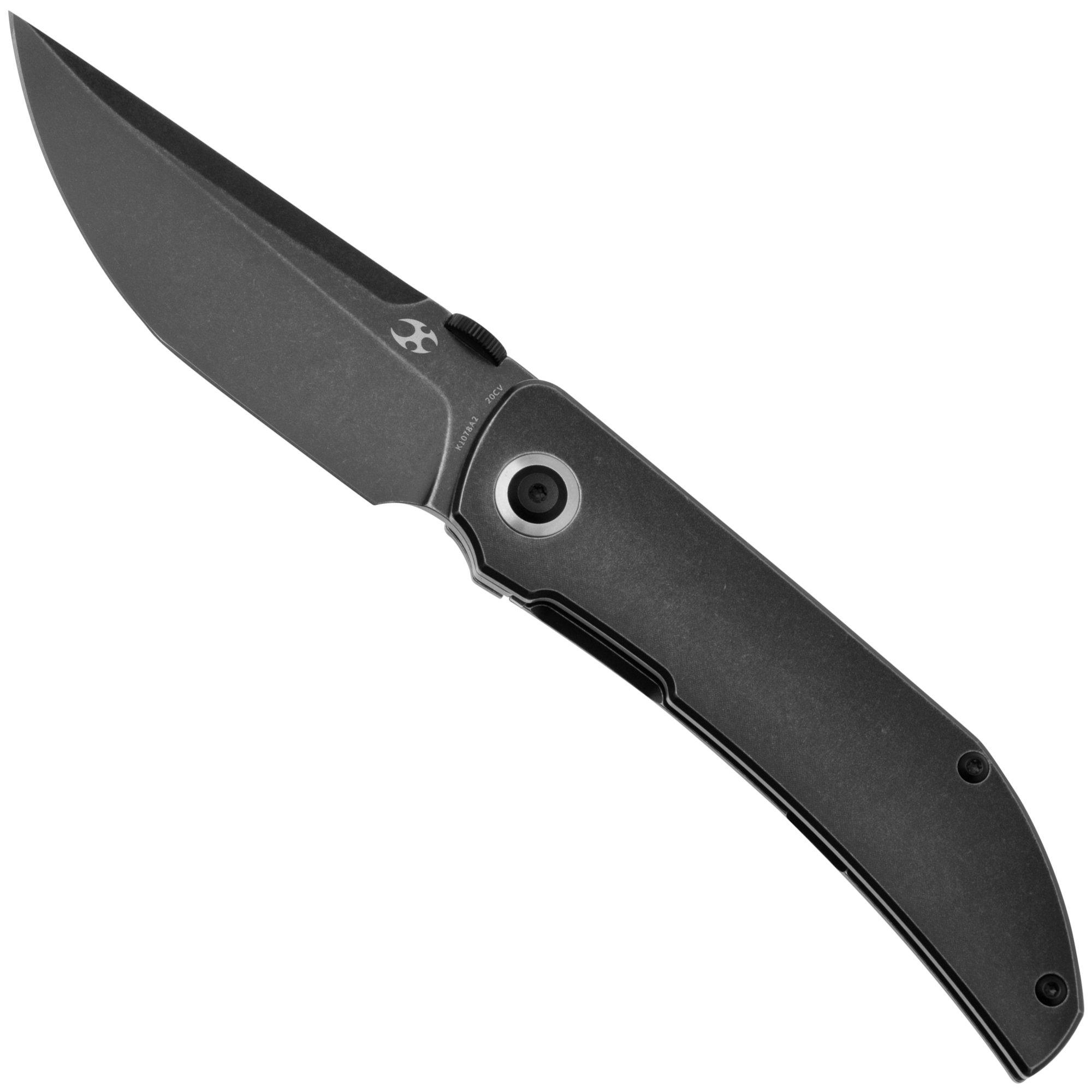 Kansept Tarkin K1078A2 Blackwashed CPM 20CV, Blackwashed Titanium