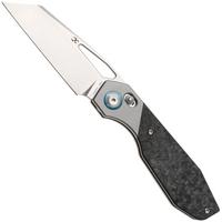 Image pour Kansept QTRO K1118VA3 Stonewashed Elmax, Beadblasted Titanium, Copper Carbon Fiber Inlay, couteau de poche, Luft Concepts design