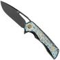 Image for Kansept Mini Kryo K2001A6 Blackwashed CPM S35VN, Lightning Strike Titanium, pocket knife, Kim Ning design