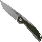 Kansept Mini Accipiter K2007A1 Titanium, Green Micarta Inlay Taschenmesser, Kim Ning Design