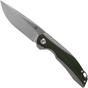 Obraz dla Nóż składany Kansept Mini Accipiter K2007A1 Titanium, Green Micarta Inlay, projekt Kim Ning