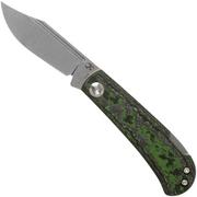 Kansept Wedge K2026B4 Jungle Wear Fat Carbon fibre pocket knife, Nick Swan design