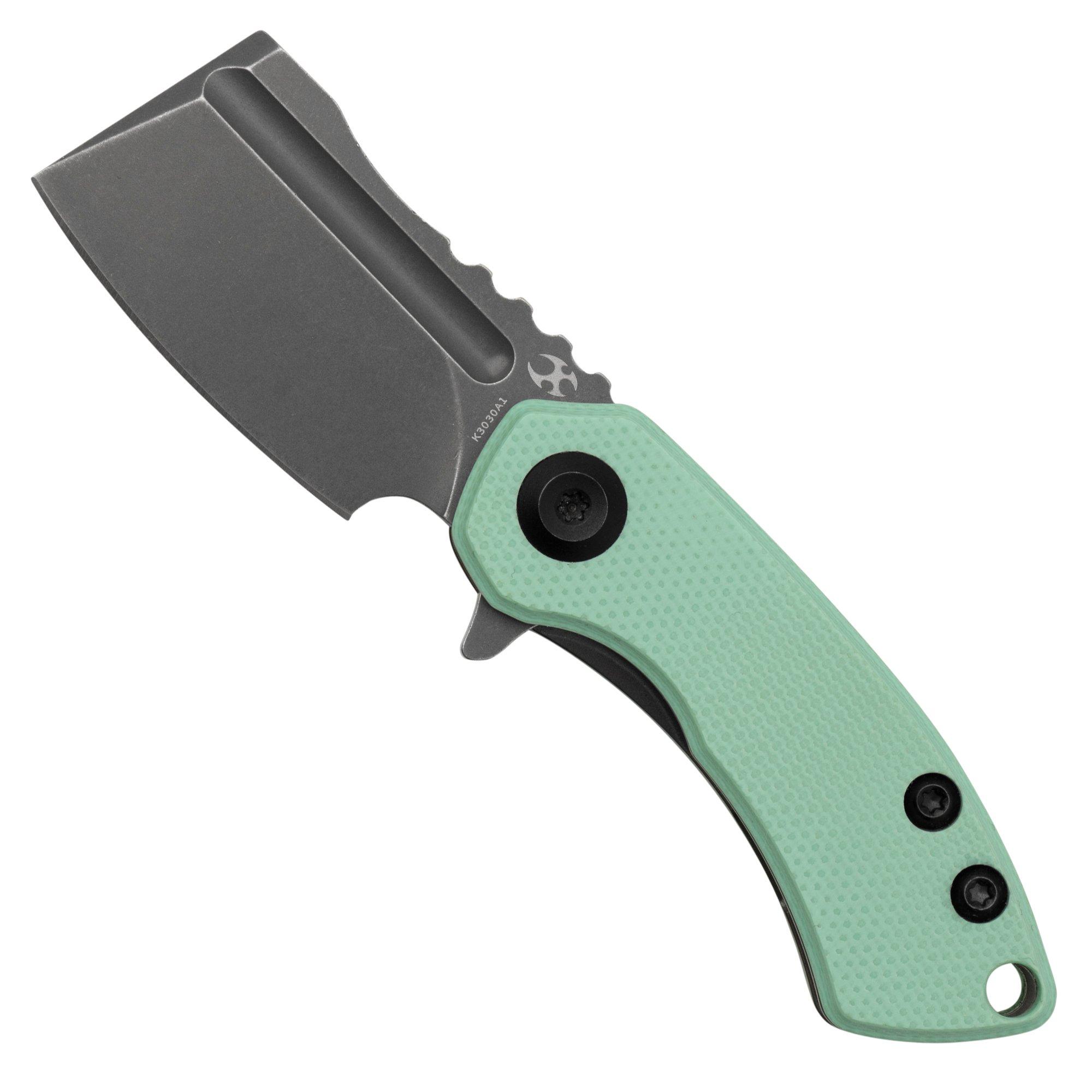 Nóż składany Kansept Mini Korvid K3030A1 Gray CPM-S35VN, Blue G10, projekt Justin Koch