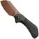 Afbeelding voor Kansept Pluto K3129A4 Rose Gold CPM S90V, Blackwash Titanium, Black Micarta, zakmes, Munko Knives design