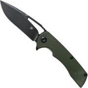 Kansept Kryo T1001A4 D2, Green Micarta coltello da tasca, Kim Ning design